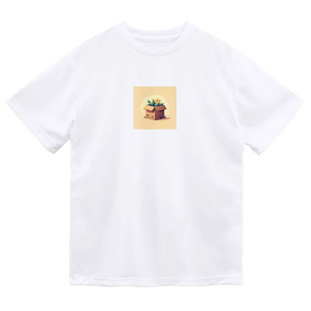 SAKIのダンボールの可愛いイラスト Dry T-Shirt