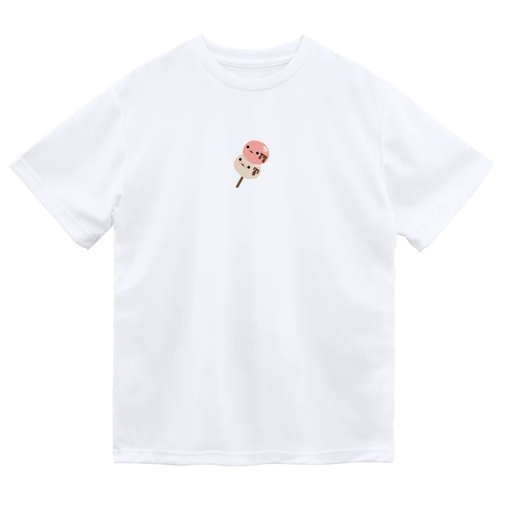 みたらし団子のふたたまちゃんのみたらし団子のふたたまちゃん ドライTシャツ