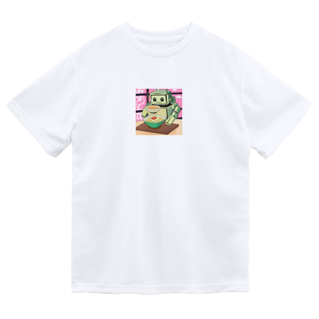 pepe55の札幌ラーメンを愛するロボ ドライTシャツ