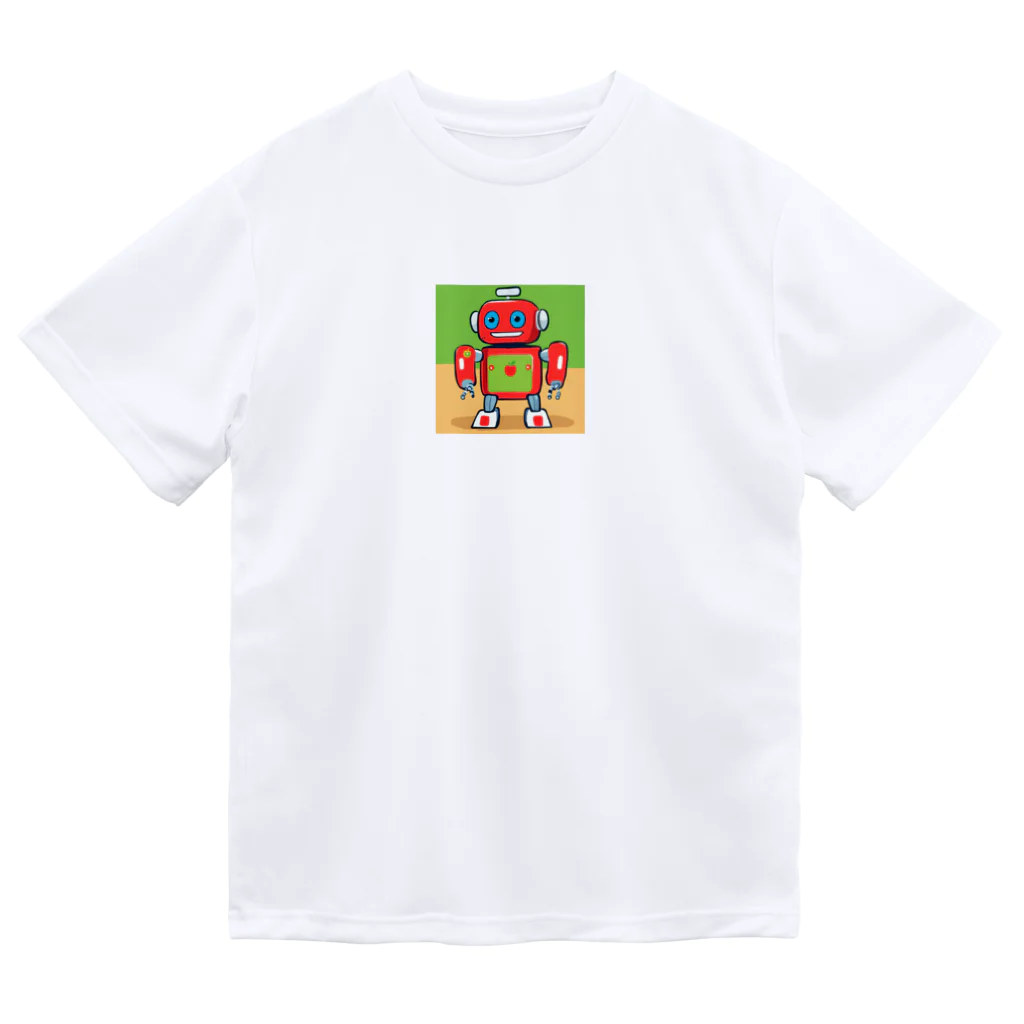 pepe55の青森　 "津軽のりんごガードロボット" ドライTシャツ