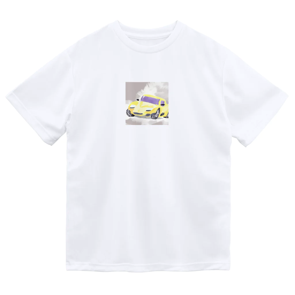 katapiiiの人気！水彩画風スポーツカー Dry T-Shirt