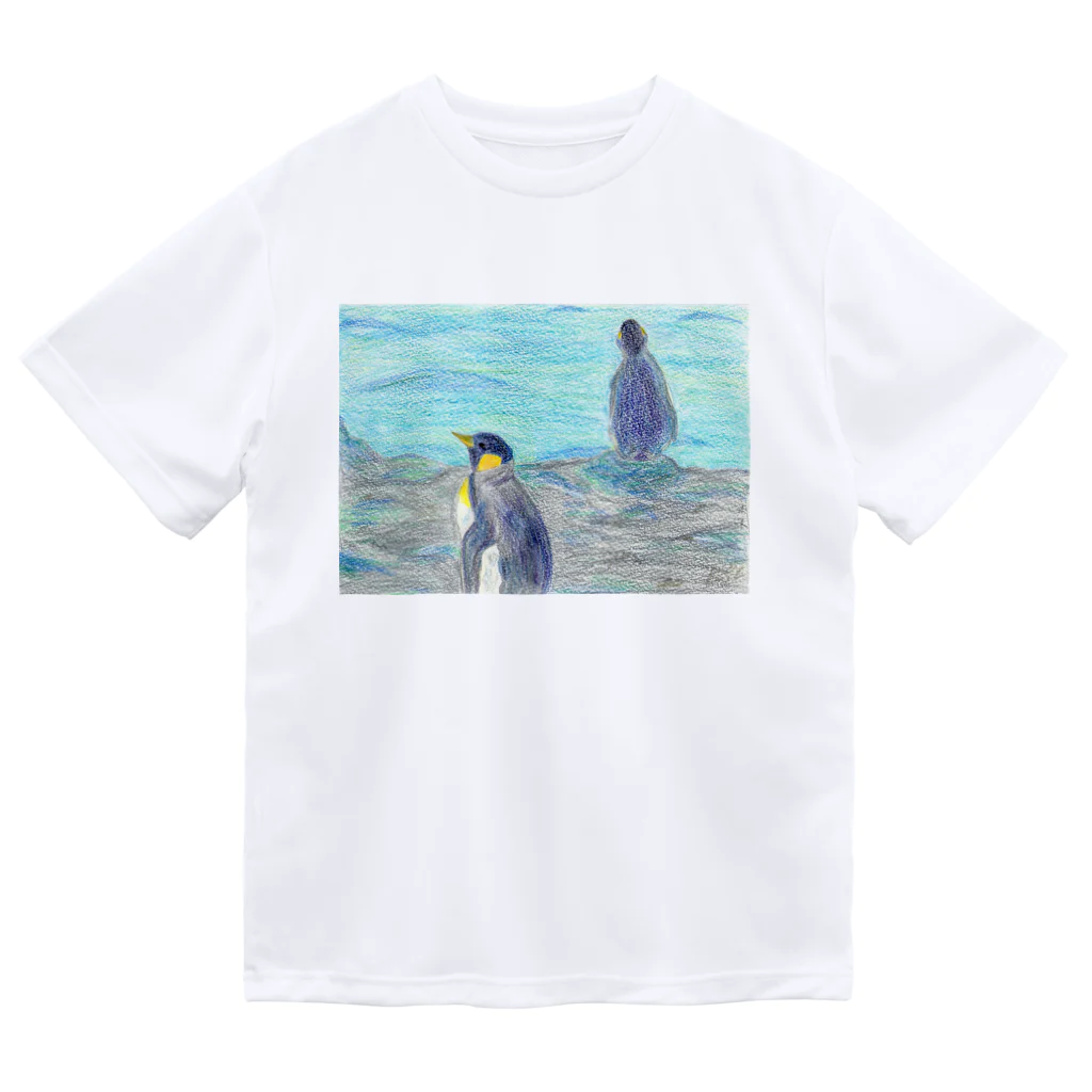 つぎのラピス島ペンギン ドライTシャツ