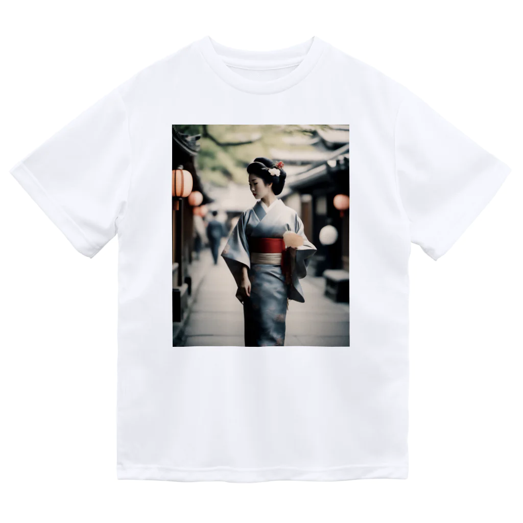 wawomotsuのJapanese Courtesan Bloom Tee ”Geisha” ドライTシャツ