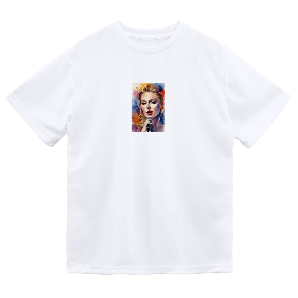 AI職人👨‍🏭のAI「Taylor Swift」水彩 Dry T-Shirt