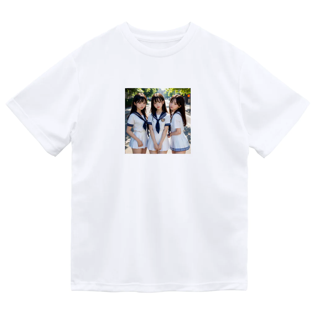 awunのAI美女　 ドライTシャツ