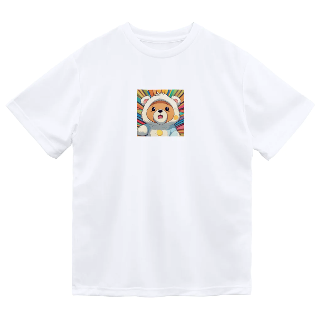 maloneyの被りものクマちゃん Dry T-Shirt