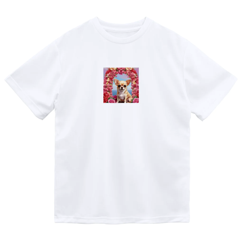 チワワ愛好家ショップの王室の秘密とチワワと薔薇 Dry T-Shirt
