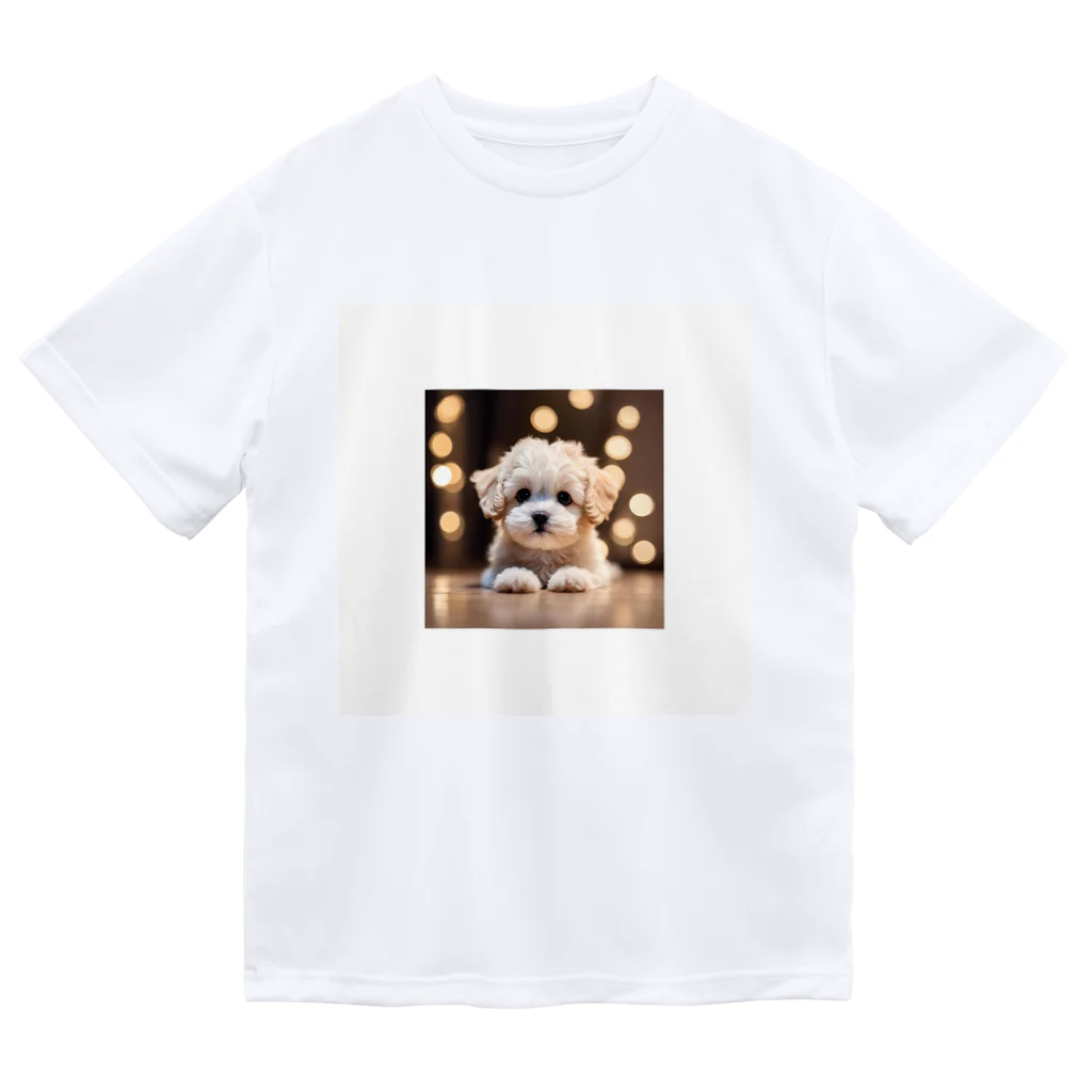 MESAMESAの可愛い子犬 Dry T-Shirt