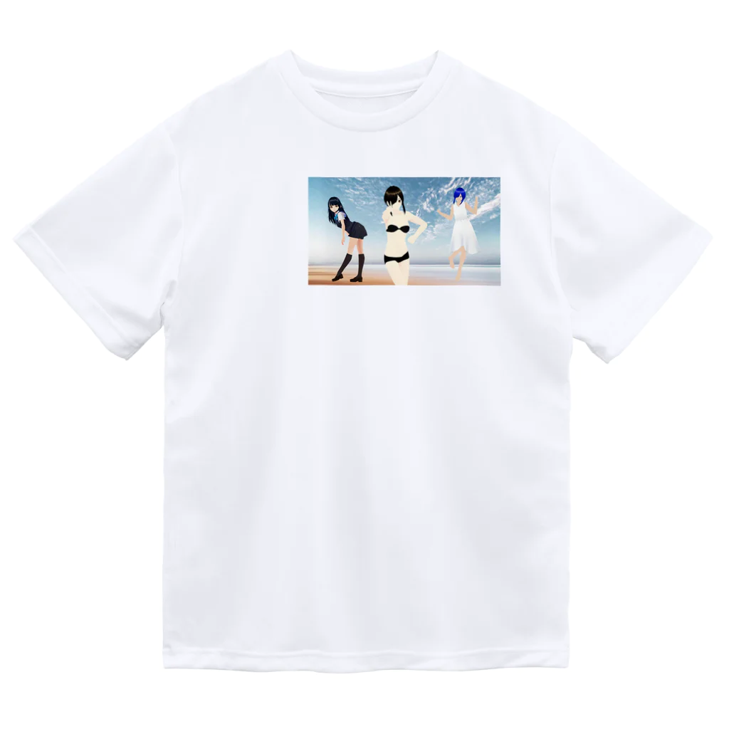 nanaozakaの三人娘のグッズ Dry T-Shirt