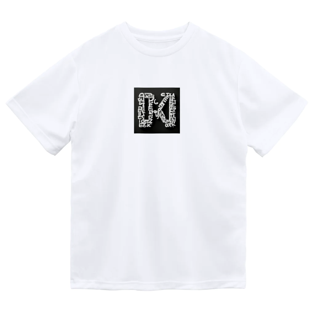 mini_asuのアルファベットデザイン Dry T-Shirt