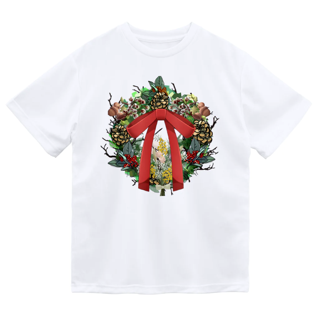 月夜のタツノオトシゴのdoor of happiness Dry T-Shirt