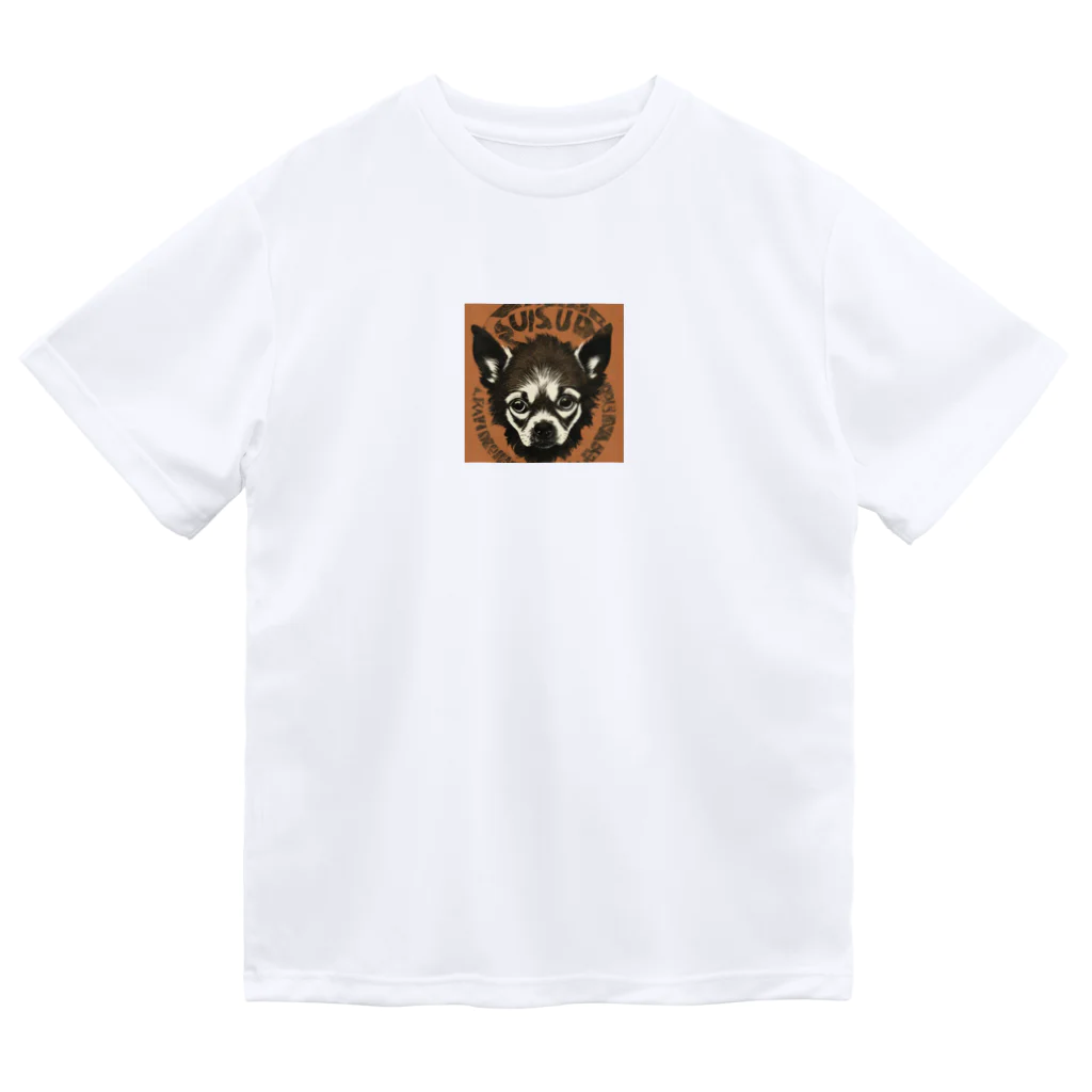 チワワ愛好家ショップの野性のハート：ワイルドチワワ Dry T-Shirt