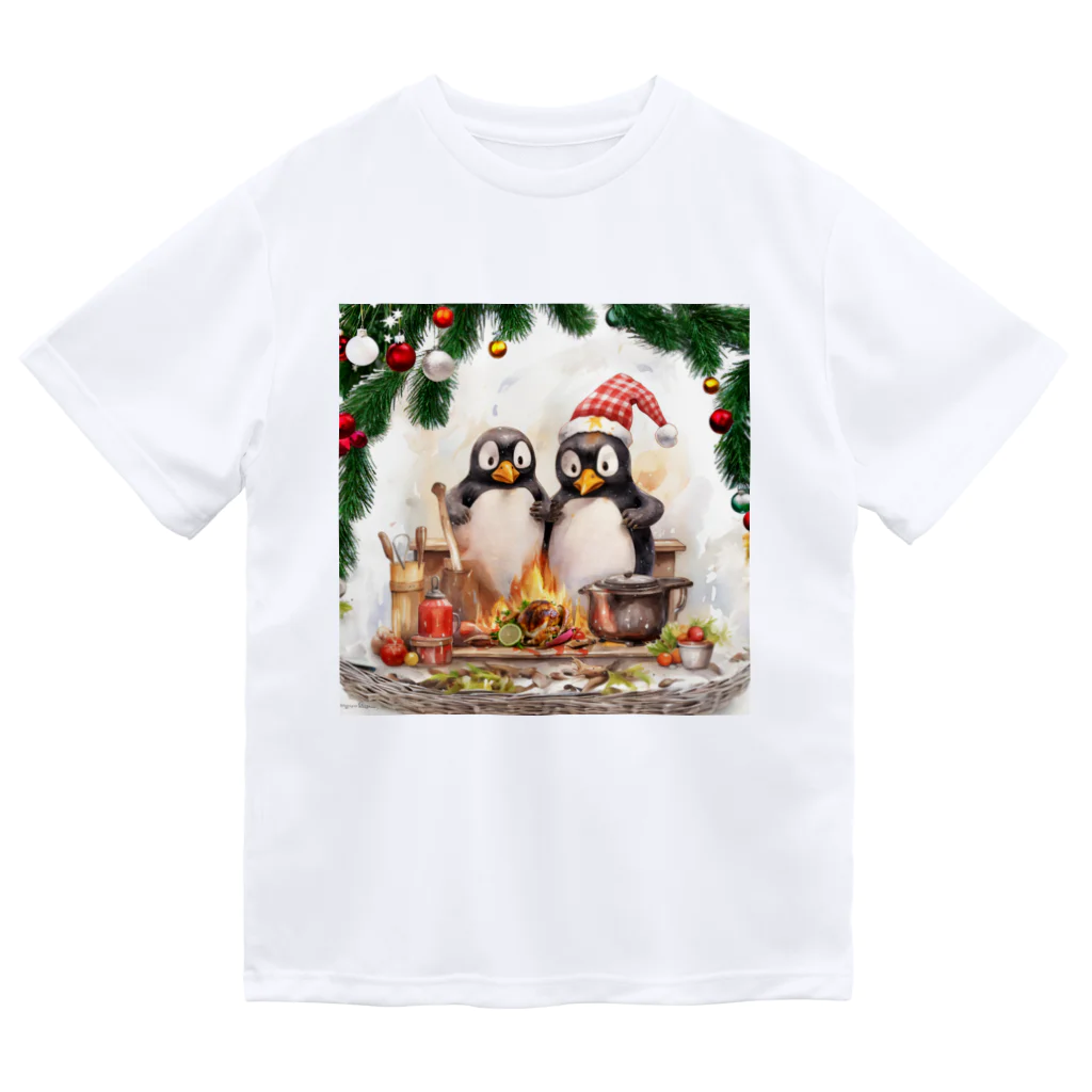 MistyStarkのペンギン七面鳥 Dry T-Shirt
