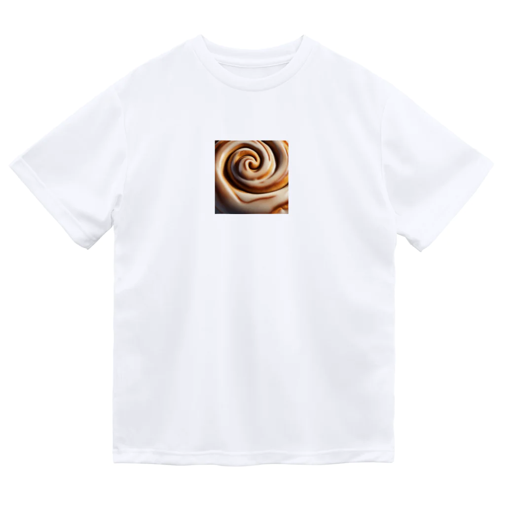 千裕アトリエ（いつもありがとう）のシナモンロール（Cinnamon Roll） ドライTシャツ