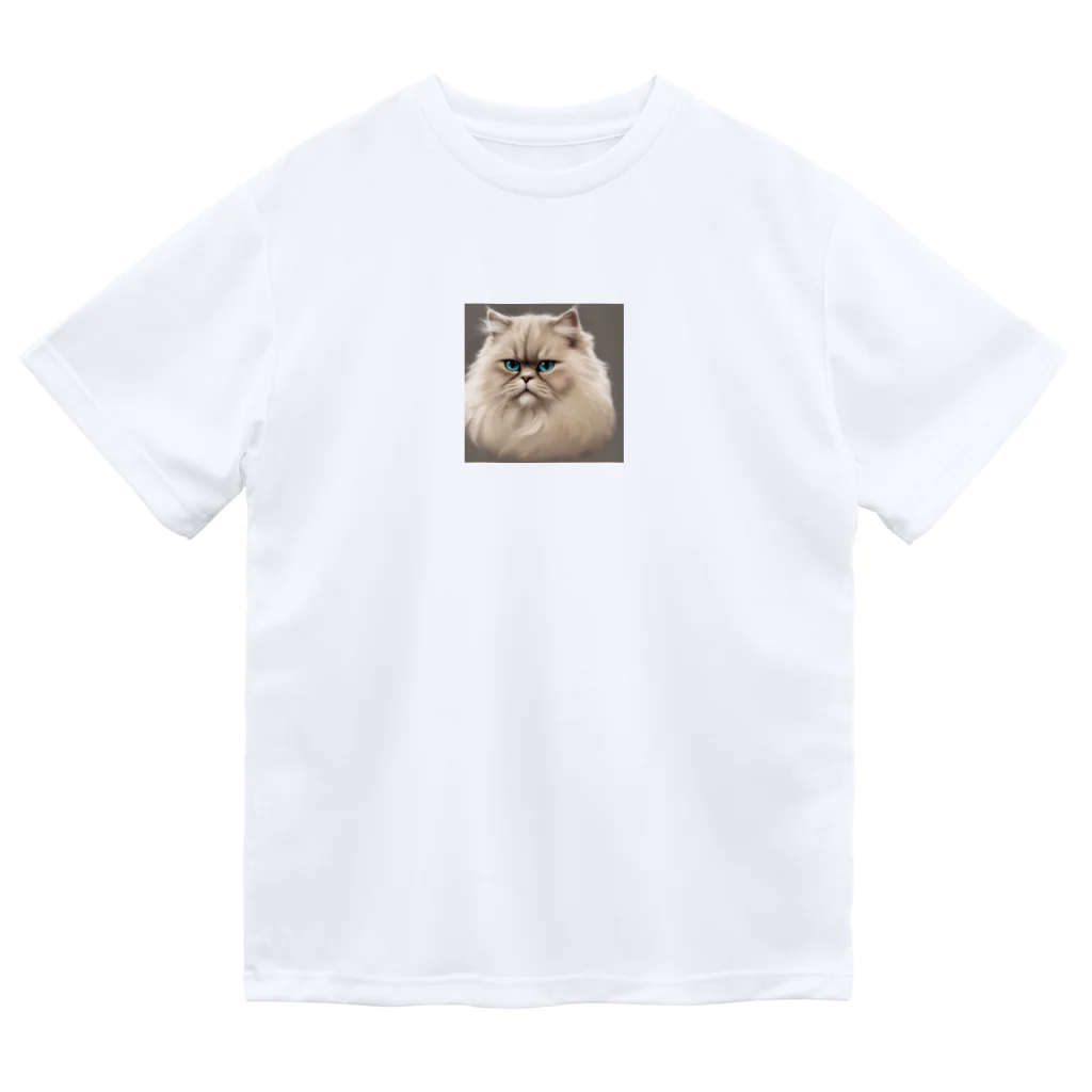 千裕アトリエ（いつもありがとう）のペルシャキャット（Persian Cat） ドライTシャツ