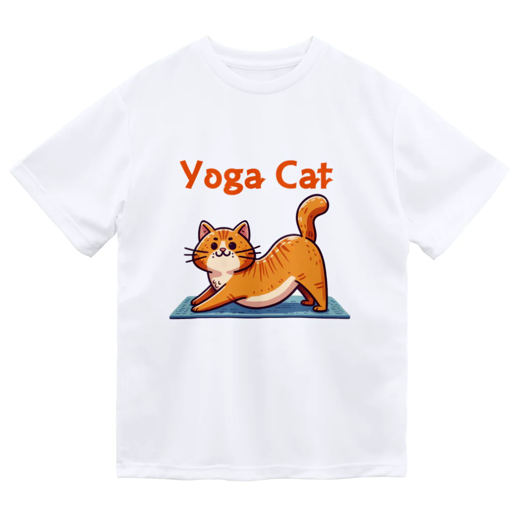 bravoadのヨガで猫のポーズ Dry T-Shirt