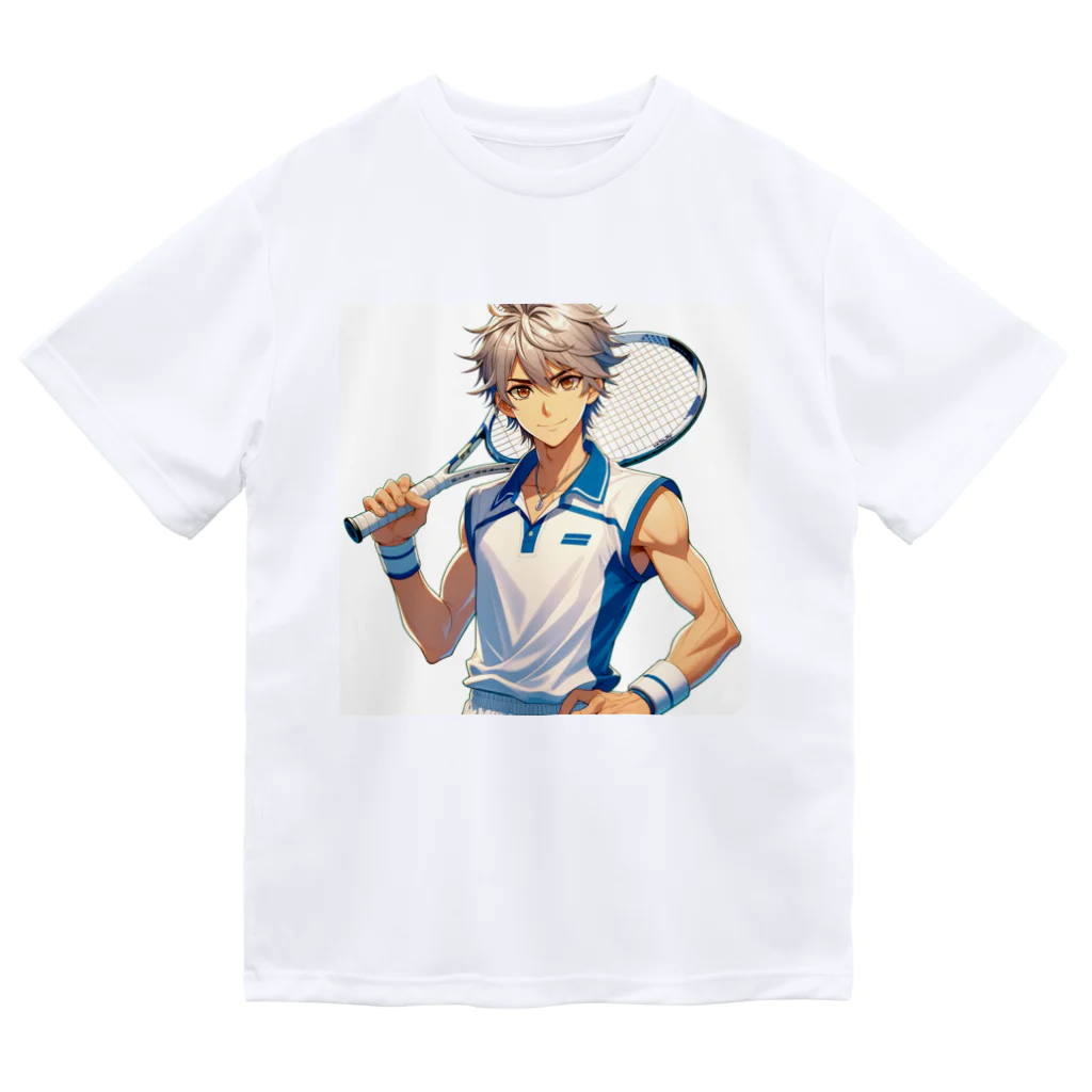 セキネ動画編集者@sun-light-webのテニスプレイヤーTakashiくん ドライTシャツ