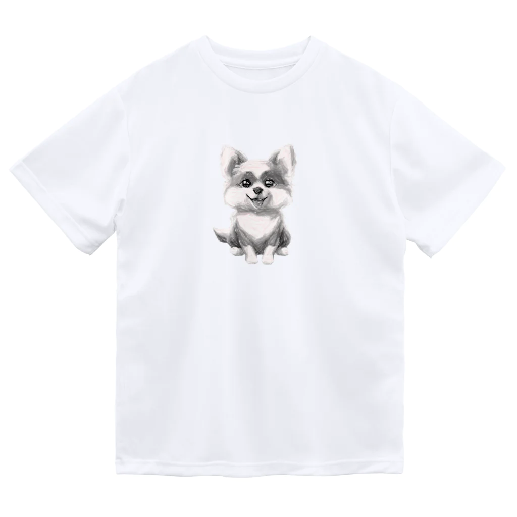 garireoの飼い主を待っている犬 Dry T-Shirt