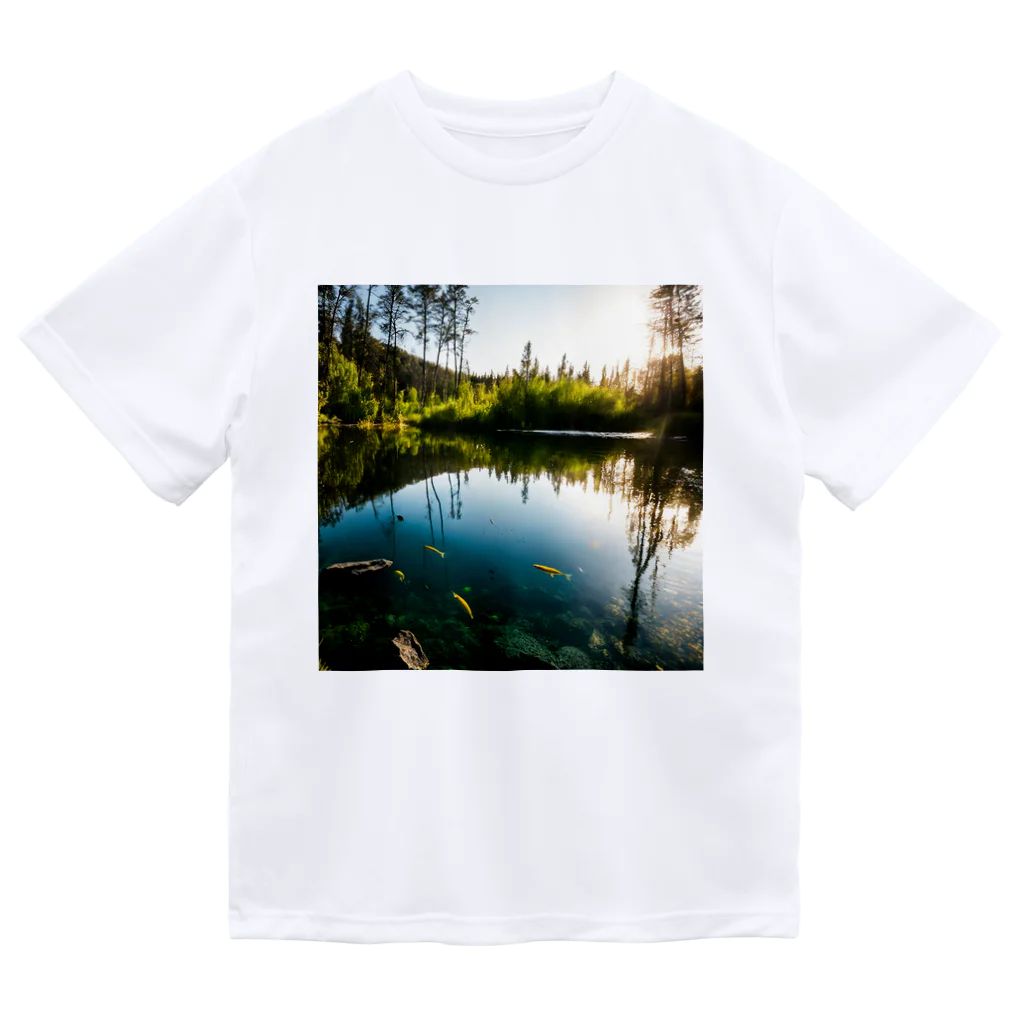 No Fishing No Life のここで釣りをさせて下さい! Dry T-Shirt