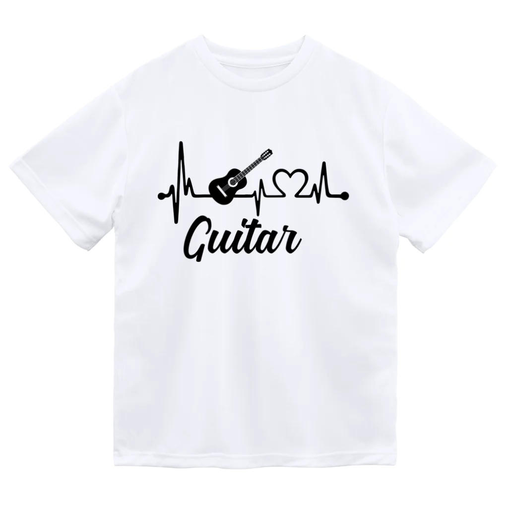 MELLOW-MELLOWのHearts Guiter ドライTシャツ