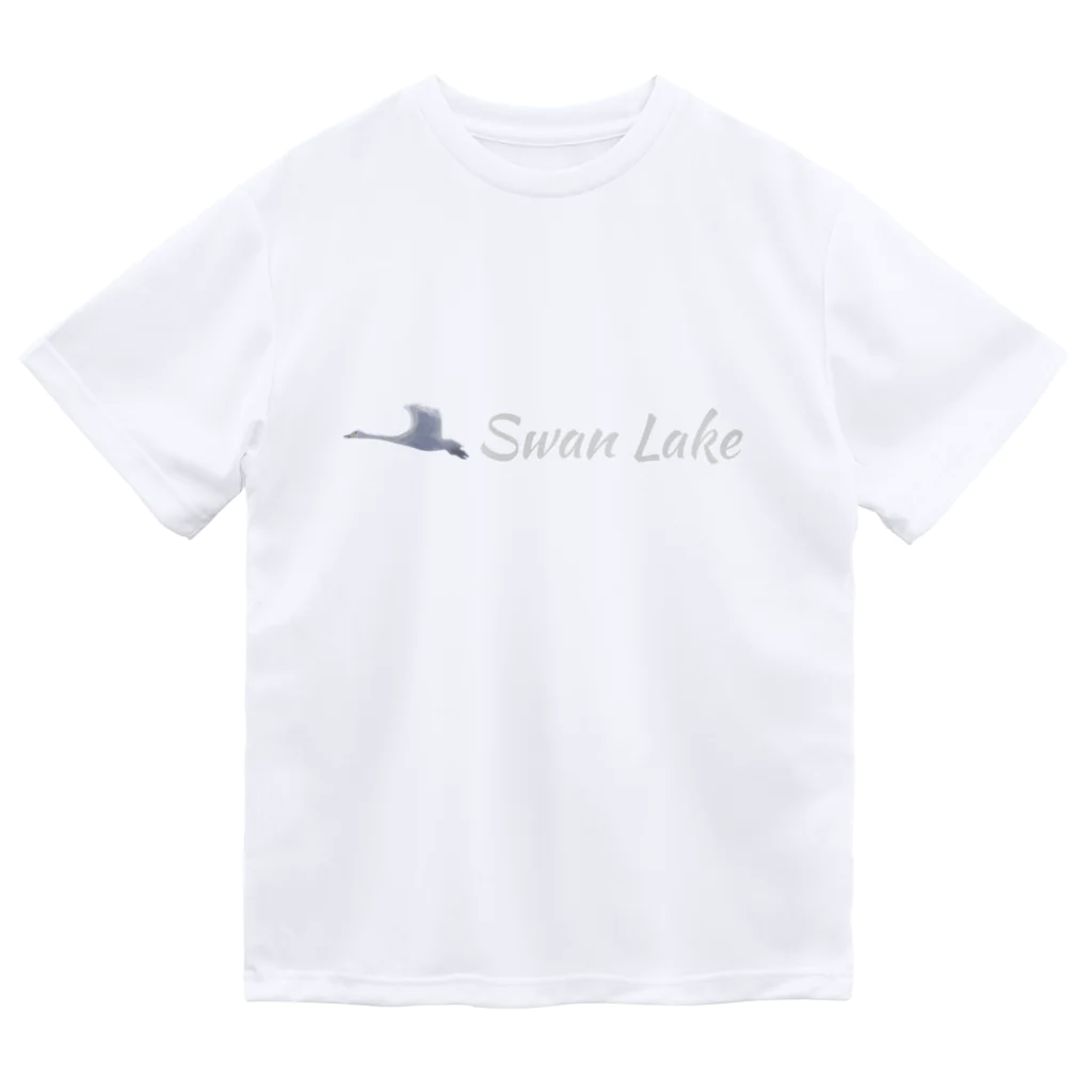 月夜のタツノオトシゴのSwan Lake ドライTシャツ