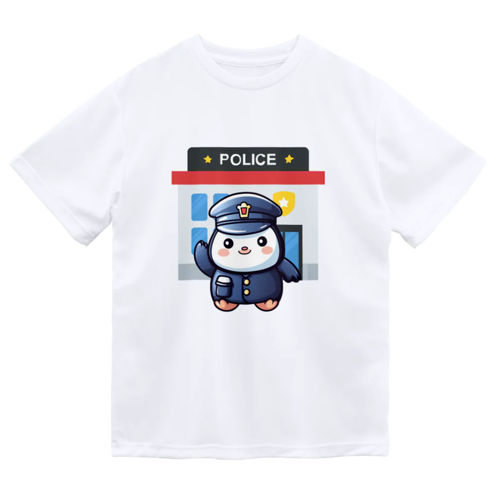 MistyStarkのペンギン警察官 ドライTシャツ