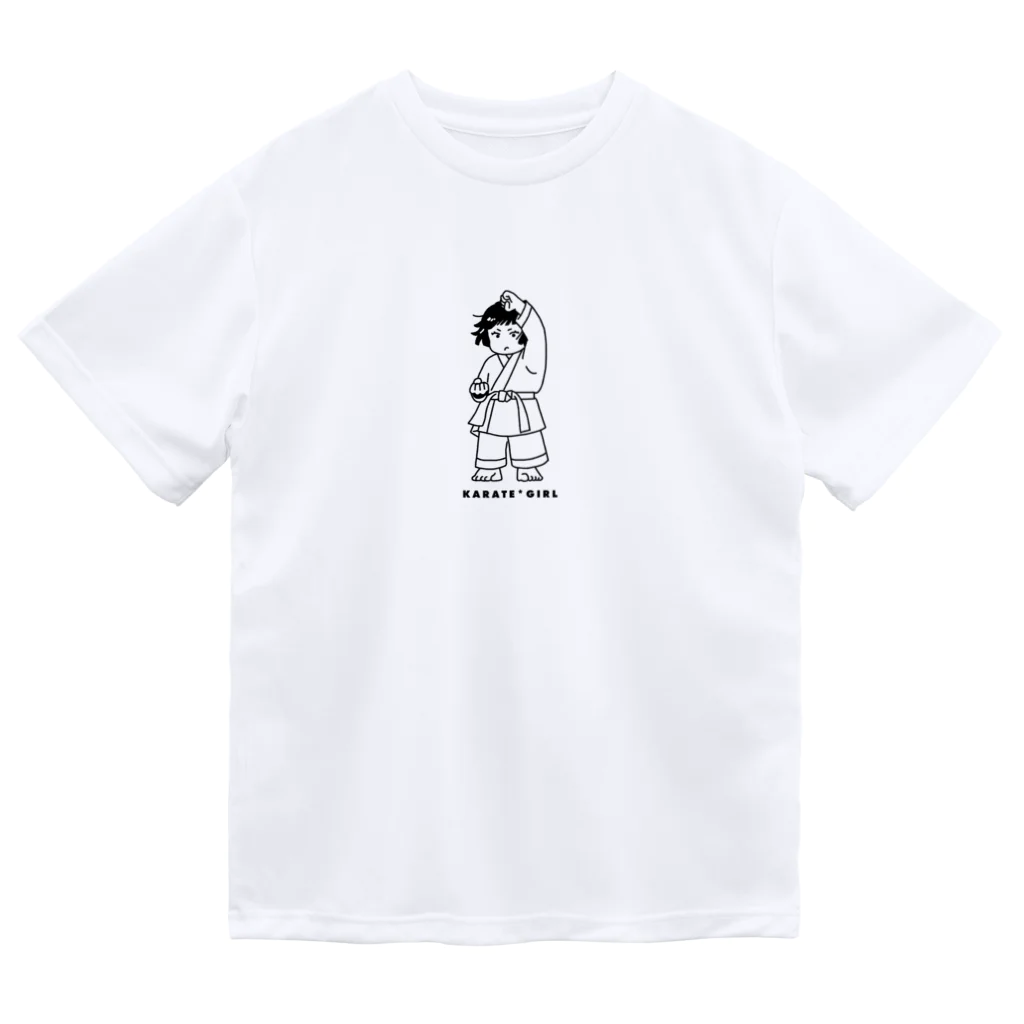 徳宮なっつのKARATE GIRL_透明 ドライTシャツ