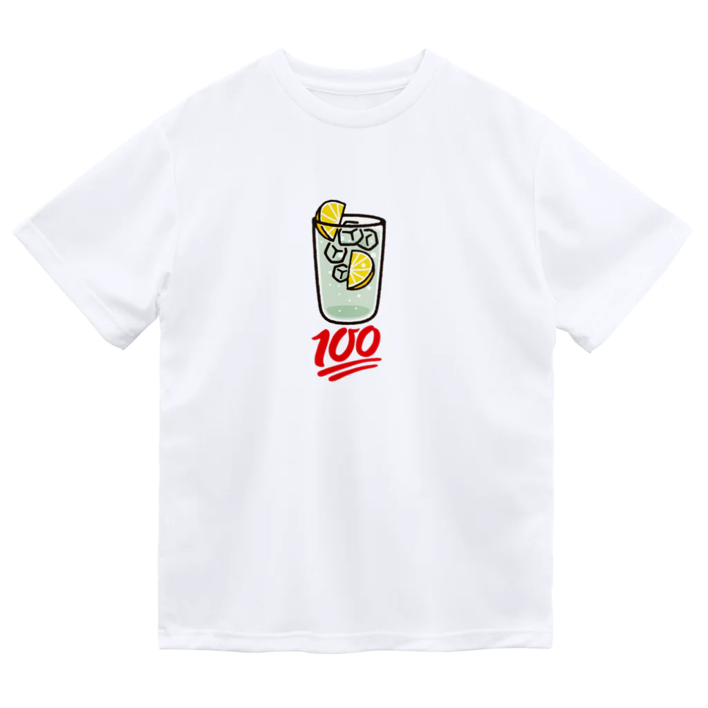 tonikakusakeのレモンサワー100点 大きいロゴ Dry T-Shirt