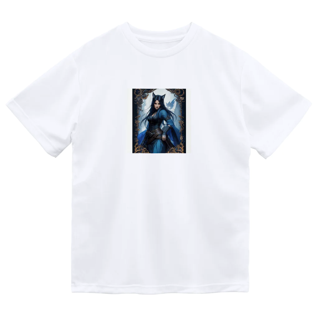 ZZRR12の「狐魔女の蒼き炎」 ： "The Azure Flames of the Fox Witch" Dry T-Shirt