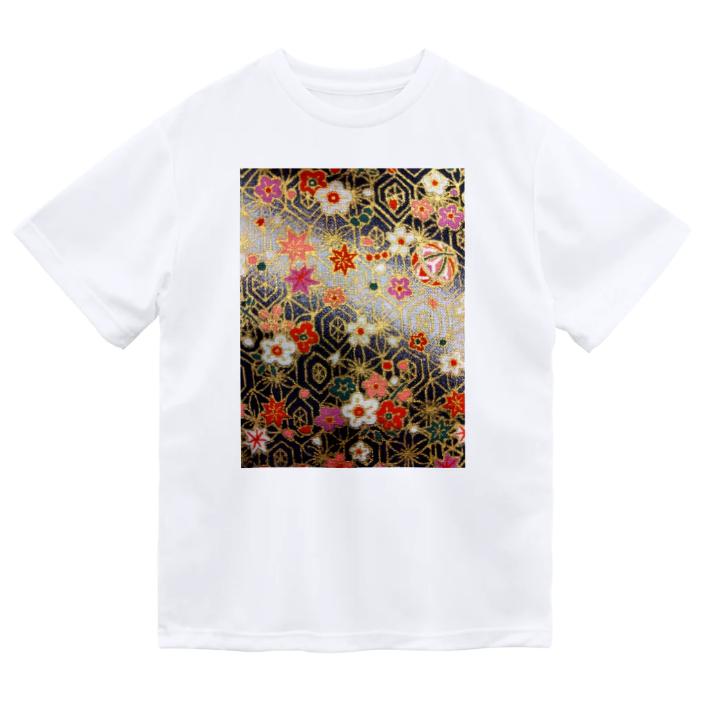 yurisacinの和柄（黒） ドライTシャツ