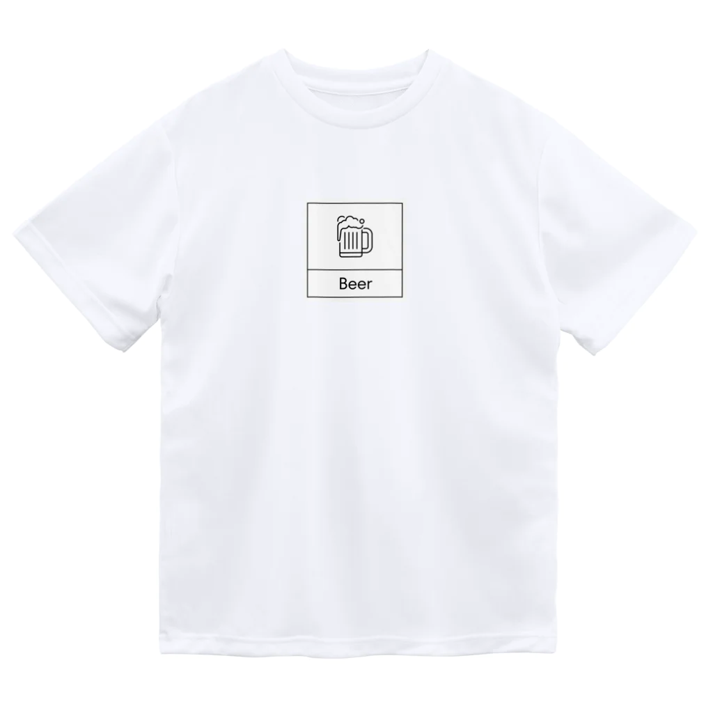 ミニマルくんの四角におさまるBeer Dry T-Shirt