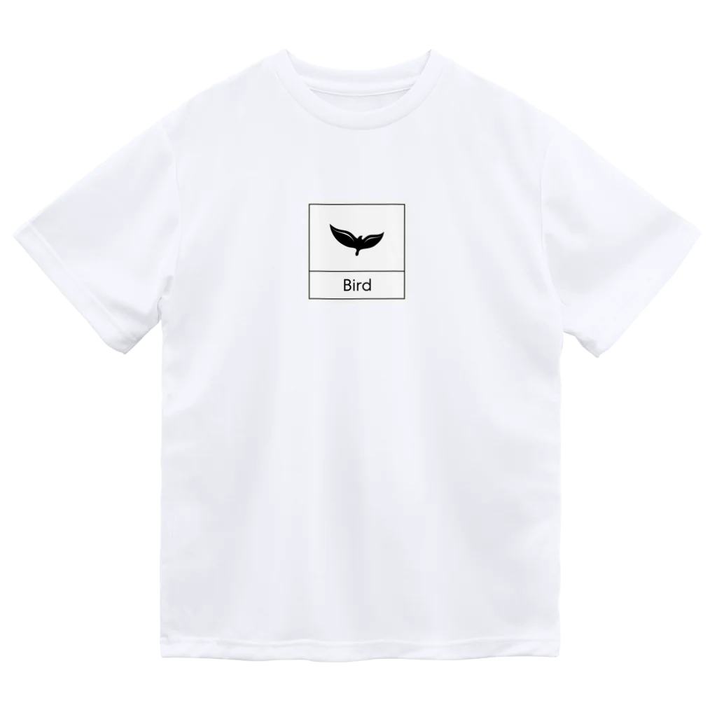 ミニマルくんの四角におさまるBird Dry T-Shirt