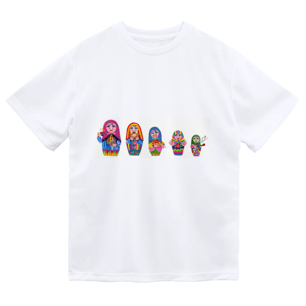 ザ・ハレーションズのマトリョーシカのマト子ちゃん Dry T-Shirt