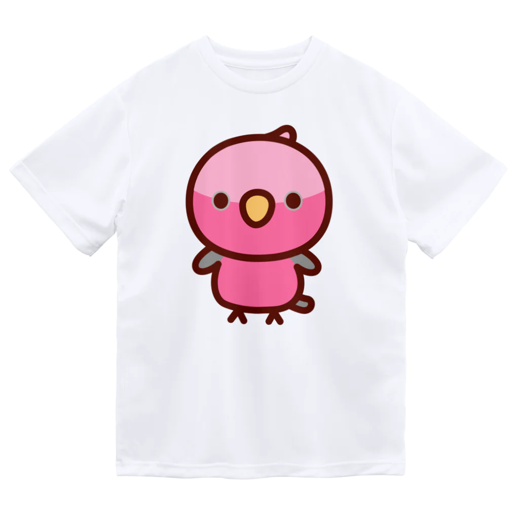 いんこ屋堂のモモイロインコ ドライTシャツ