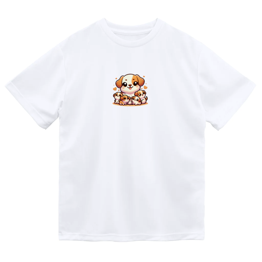 mitsu5872のわんぱく子犬とやさしいママ Dry T-Shirt