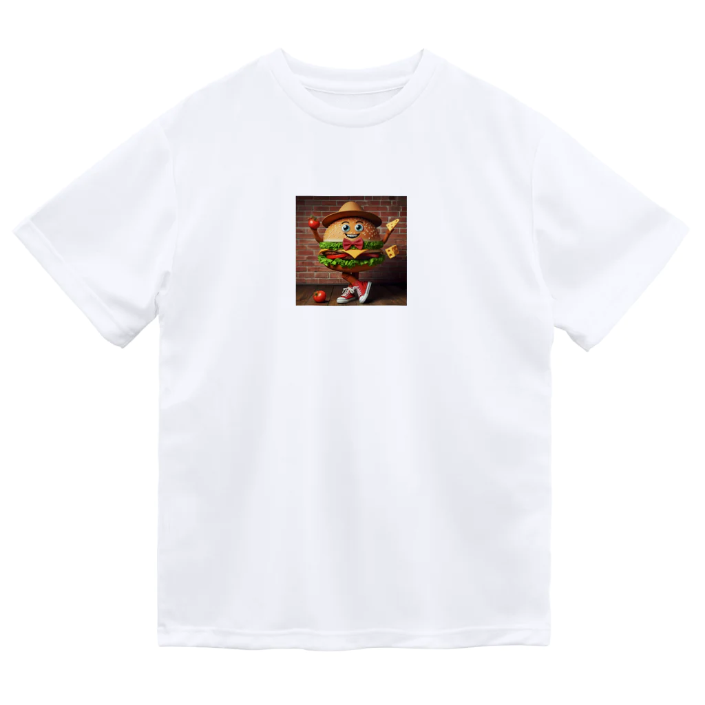 burgersのおしゃれハンバーガーのボブ ドライTシャツ