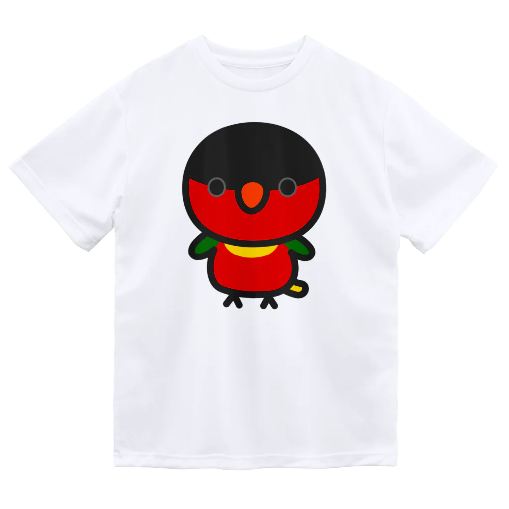 いんこ屋堂のヨダレカケズグロインコ ドライTシャツ