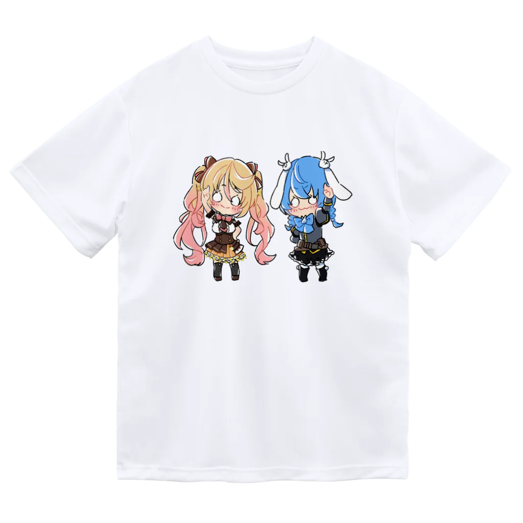 usabit.のぐっず屋さんのななゆ+うさぎガンマン Dry T-Shirt