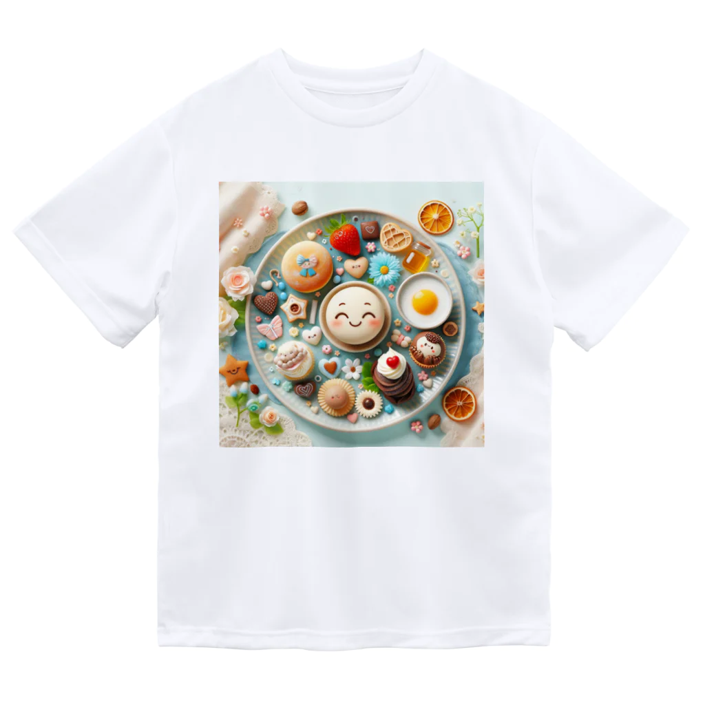 raio-nのブライトフローラルファンタジー ドライTシャツ