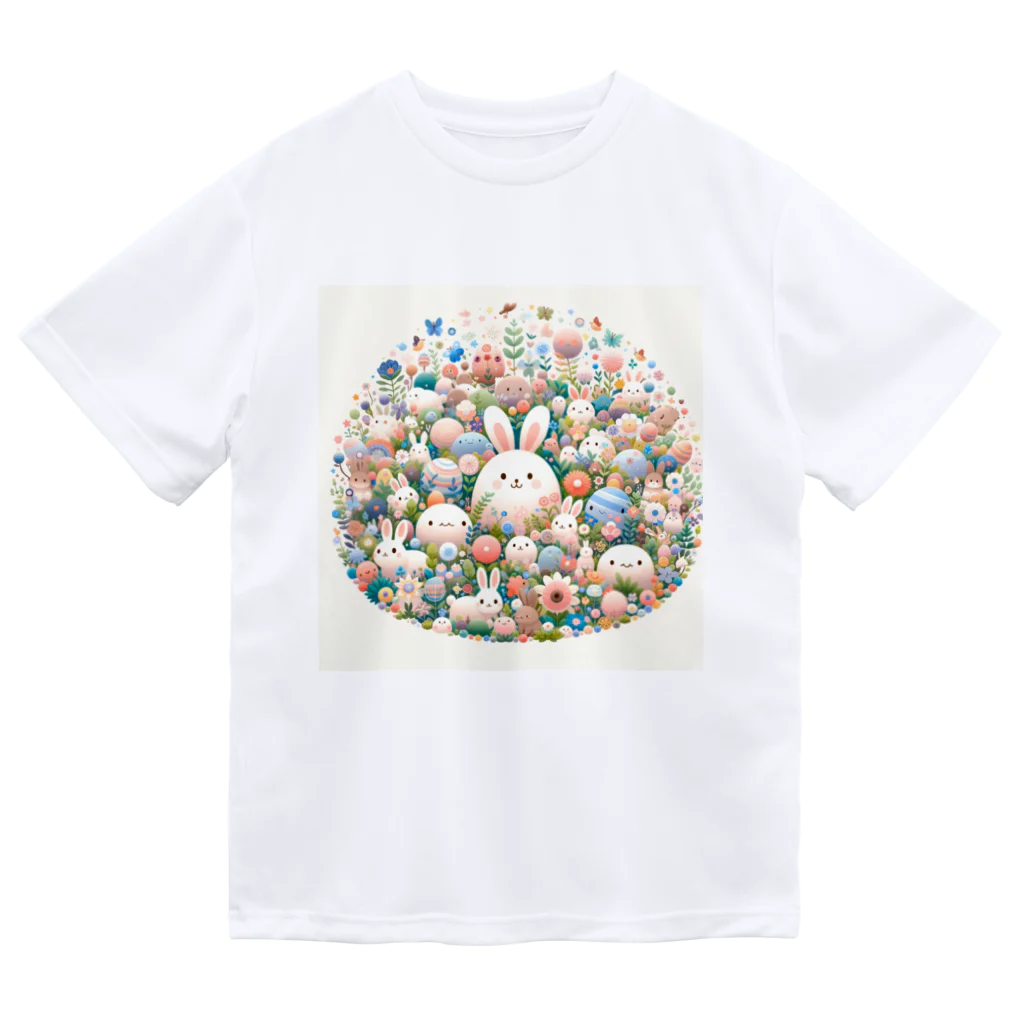 raio-nのハッピーフローラルファンタジー ドライTシャツ