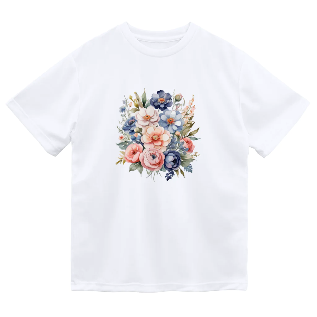 ファンシーTシャツ屋のパステルカラーの花束 Dry T-Shirt
