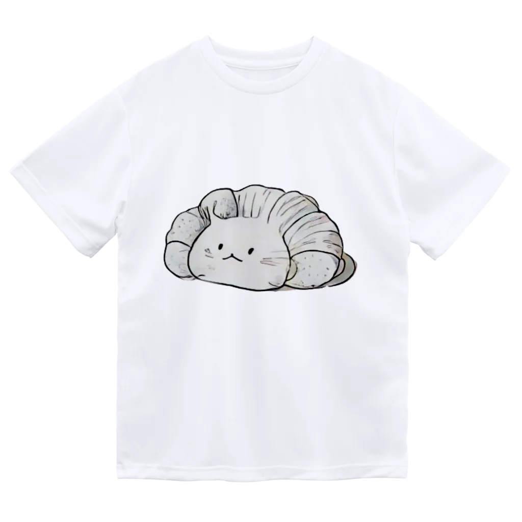 姫とすずり。のクロワッサンねこ Dry T-Shirt