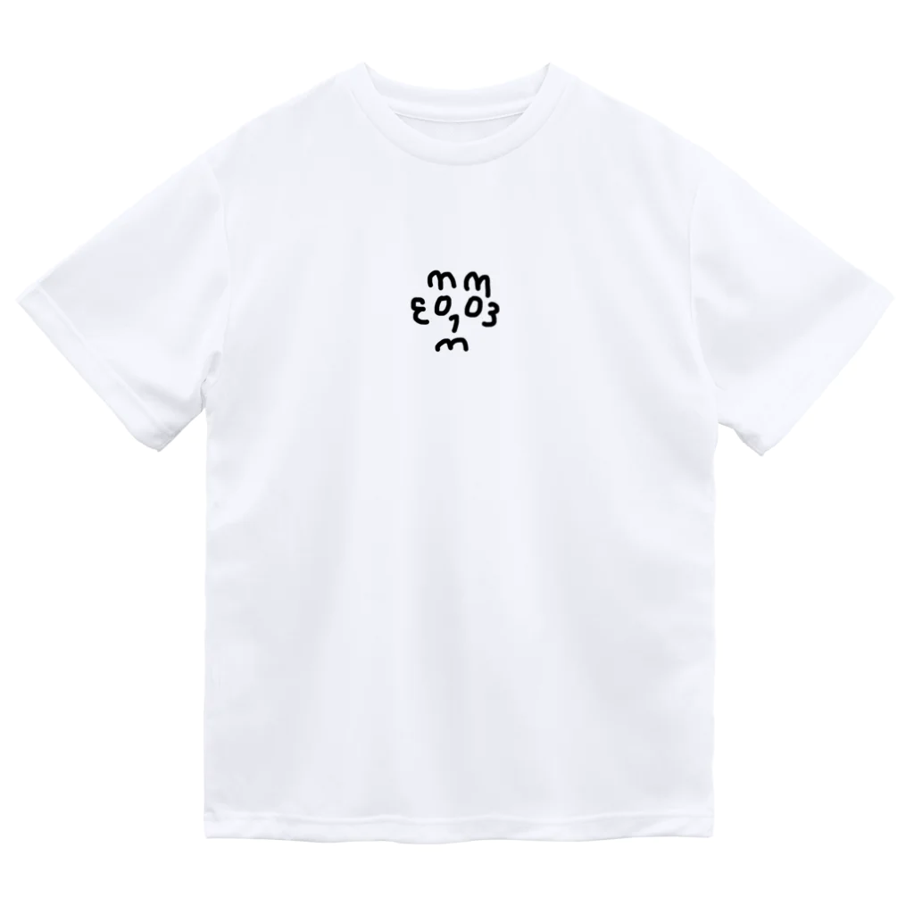 koja_laboの数字で顔作りました！パート3 ドライTシャツ