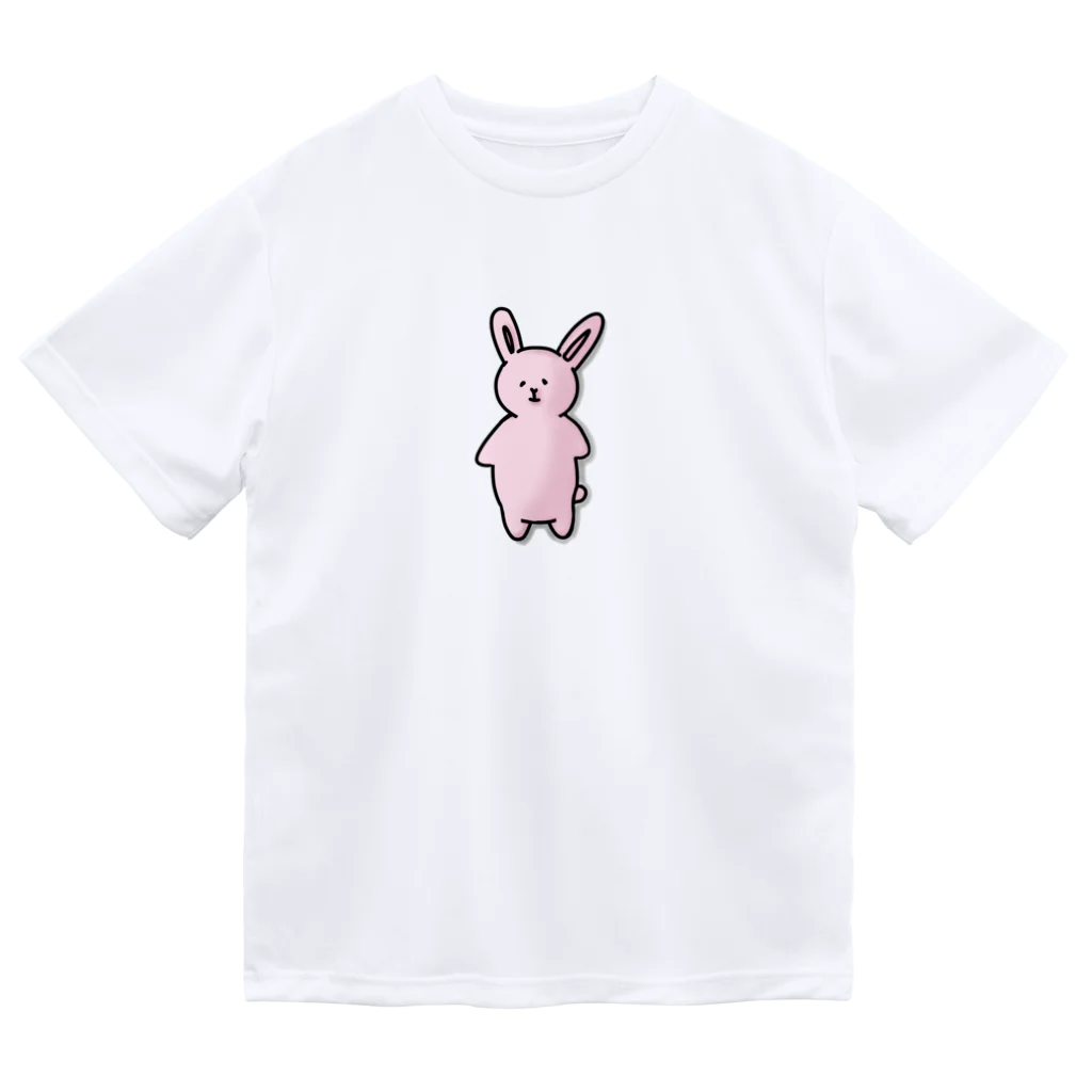 みつまめこshopのポテっとうさぎ ドライTシャツ