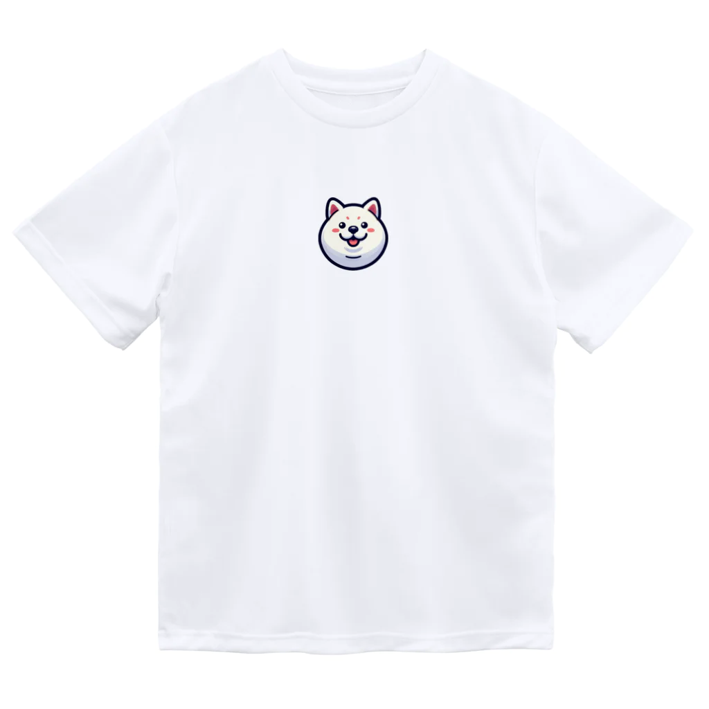 excitekonnoの丸顔シリーズ柴犬バージョン ドライTシャツ