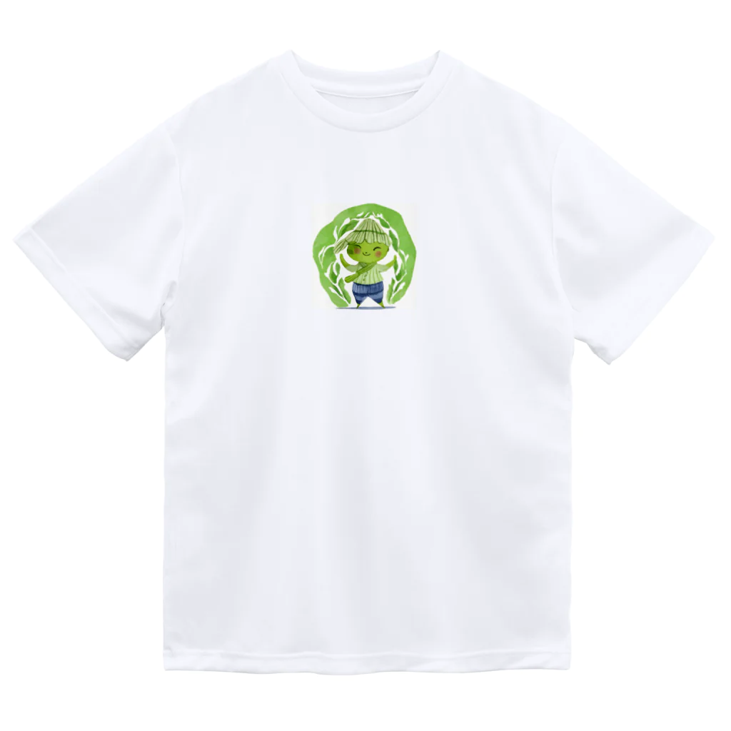 にんにんにんじゃの抹茶の小人 Dry T-Shirt