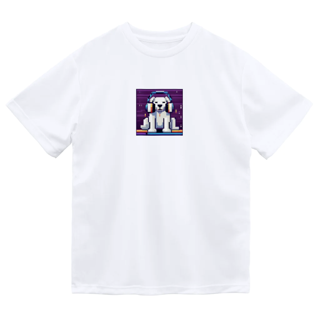 mellowのDJわんこ ドライTシャツ