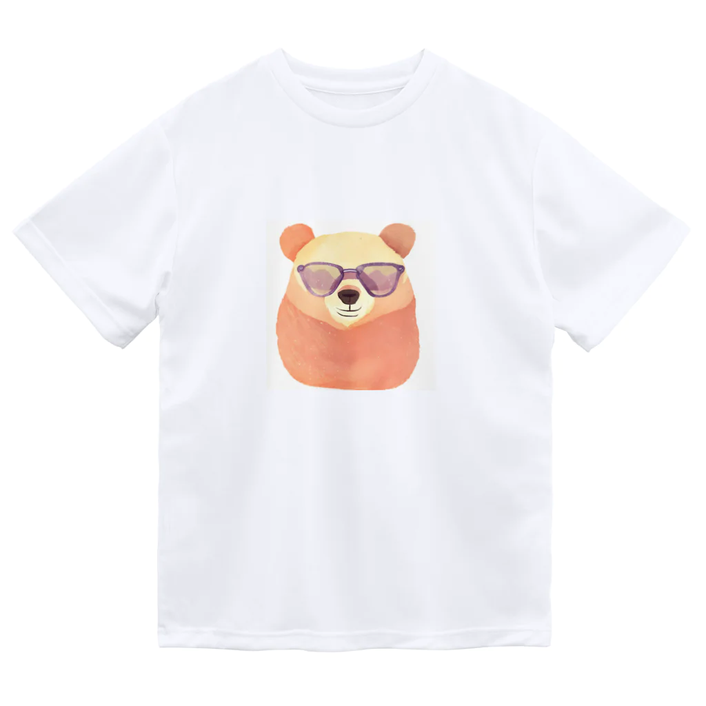 さとうさしみ。のメガネっクマ① ドライTシャツ