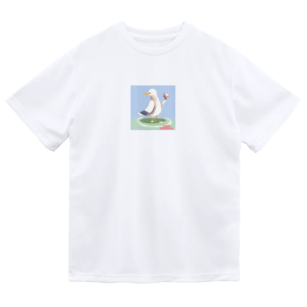 misakkeysの野球をする鴎 Dry T-Shirt