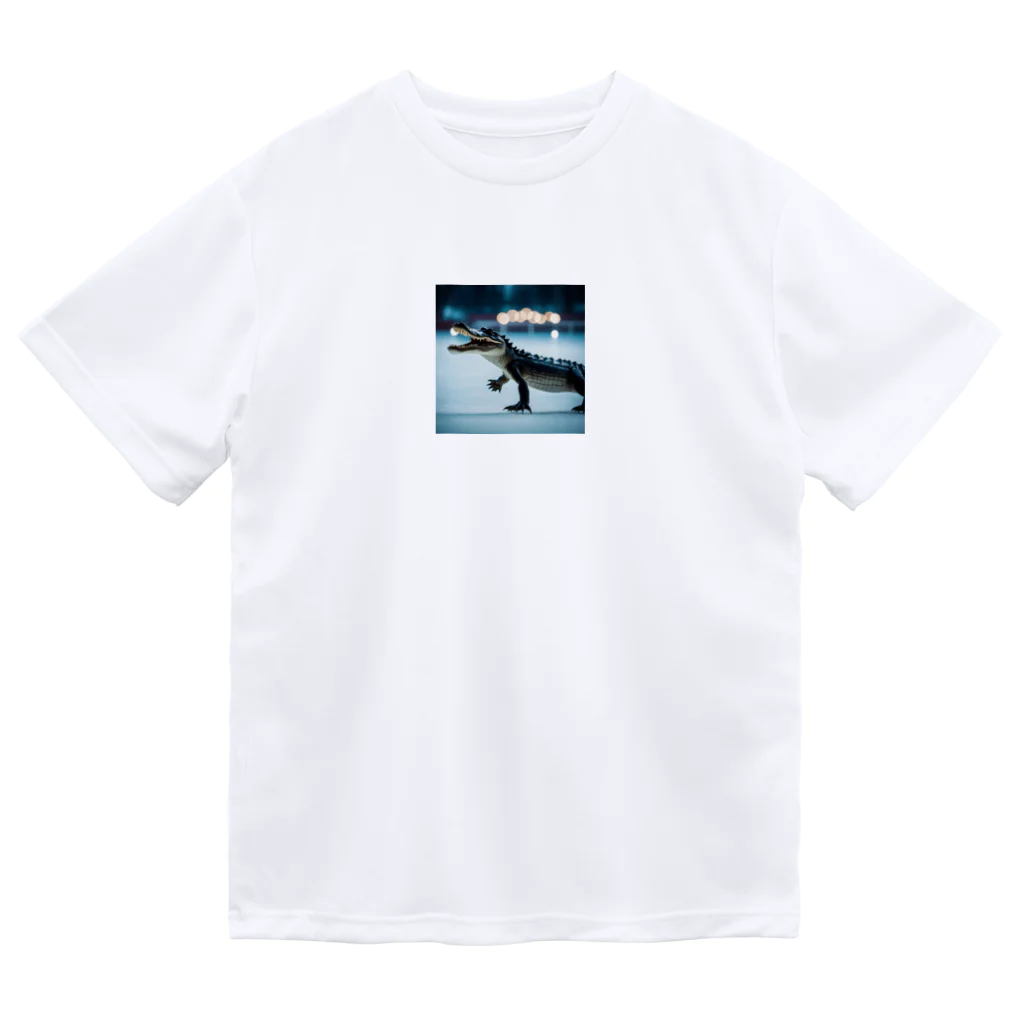 クロコダイリテンのIceSkatingWANI Dry T-Shirt